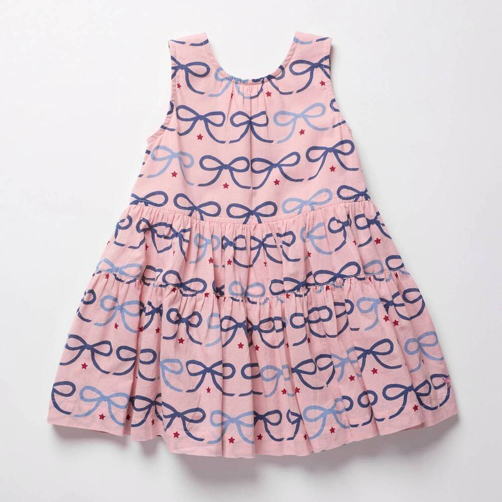 NEW PINK CHICKEN girls eloise dress in pink bows